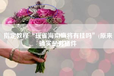 指定教程“琼雀海南麻将有挂吗”(原来确实是有插件