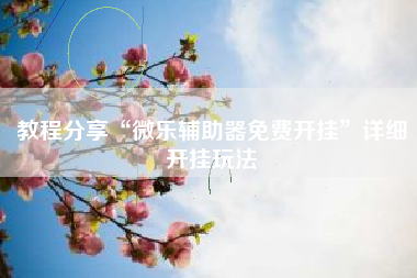 教程分享“微乐辅助器免费开挂	”详细开挂玩法