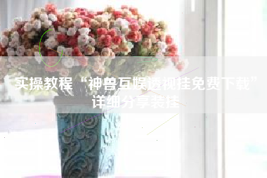 实操教程“神兽互娱透视挂免费下载	”详细分享装挂