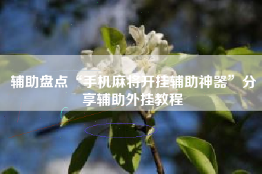 辅助盘点“手机麻将开挂辅助神器”分享辅助外挂教程