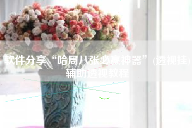 软件分享“哈局八张必赢神器”(透视挂)辅助透视教程