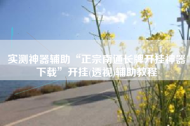 实测神器辅助“正宗南通长牌开挂神器下载	”开挂(透视)辅助教程