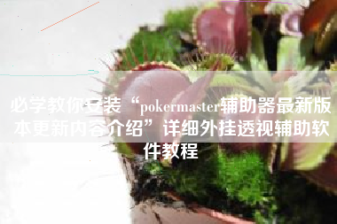 必学教你安装“pokermaster辅助器最新版本更新内容介绍”详细外挂透视辅助软件教程