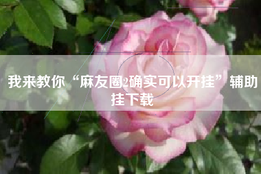 我来教你“麻友圈2确实可以开挂”辅助挂下载