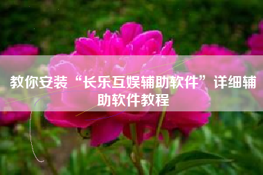 教你安装“长乐互娱辅助软件	”详细辅助软件教程