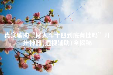 真实辅助“懒人斗十四到底有挂吗”开挂神器{透视辅助}全揭秘
