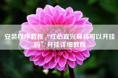 安装程序教程“红心宜兴麻将可以开挂吗	”开挂详细教程