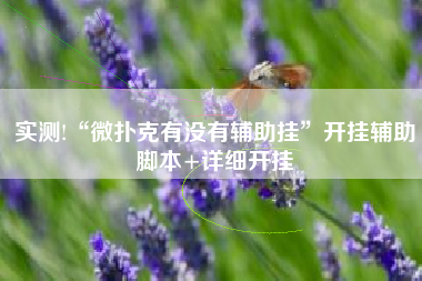 实测!“微扑克有没有辅助挂	”开挂辅助脚本+详细开挂