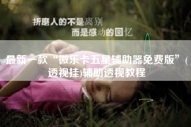 最新一款“微乐卡五星辅助器免费版”(透视挂)辅助透视教程