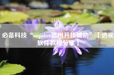 必备科技“wepoker德州开挂辅助	”【透视软件教程分享】