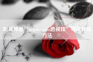 助赢神器“wepokerplus透视挂	”可以开挂方法