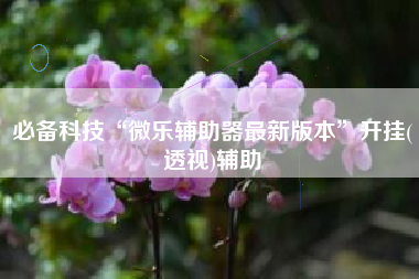 必备科技“微乐辅助器最新版本	”开挂(透视)辅助