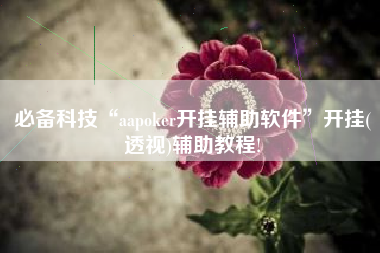 必备科技“aapoker开挂辅助软件”开挂(透视)辅助教程!