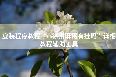 安装程序教程“66徐州麻将有挂吗”详细教程辅助工具