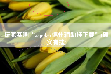 玩家实测“aapoker德州辅助挂下载	”(确实有挂)