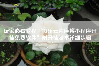 玩家必看教程“微乐云南麻将小程序开挂免费软件	”附开挂脚本详细步骤