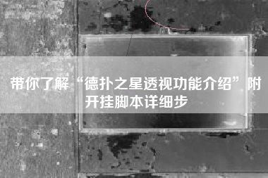 带你了解“德扑之星透视功能介绍”附开挂脚本详细步