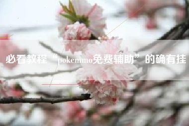 必看教程“pokemmo免费辅助”的确有挂
