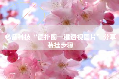 必备科技“德扑圈一键透视图片	”分享装挂步骤