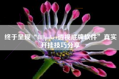终于呈现“HHpoker透视底牌软件	”真实开挂技巧分享